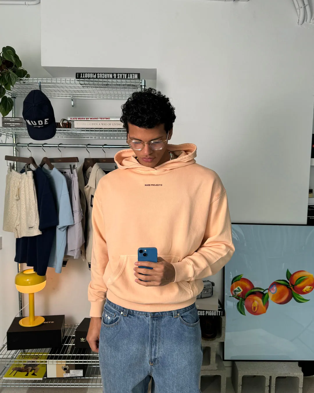 Cult*Hoodie Garment Dye Peach sold by Nude Project product image thumbnail 4