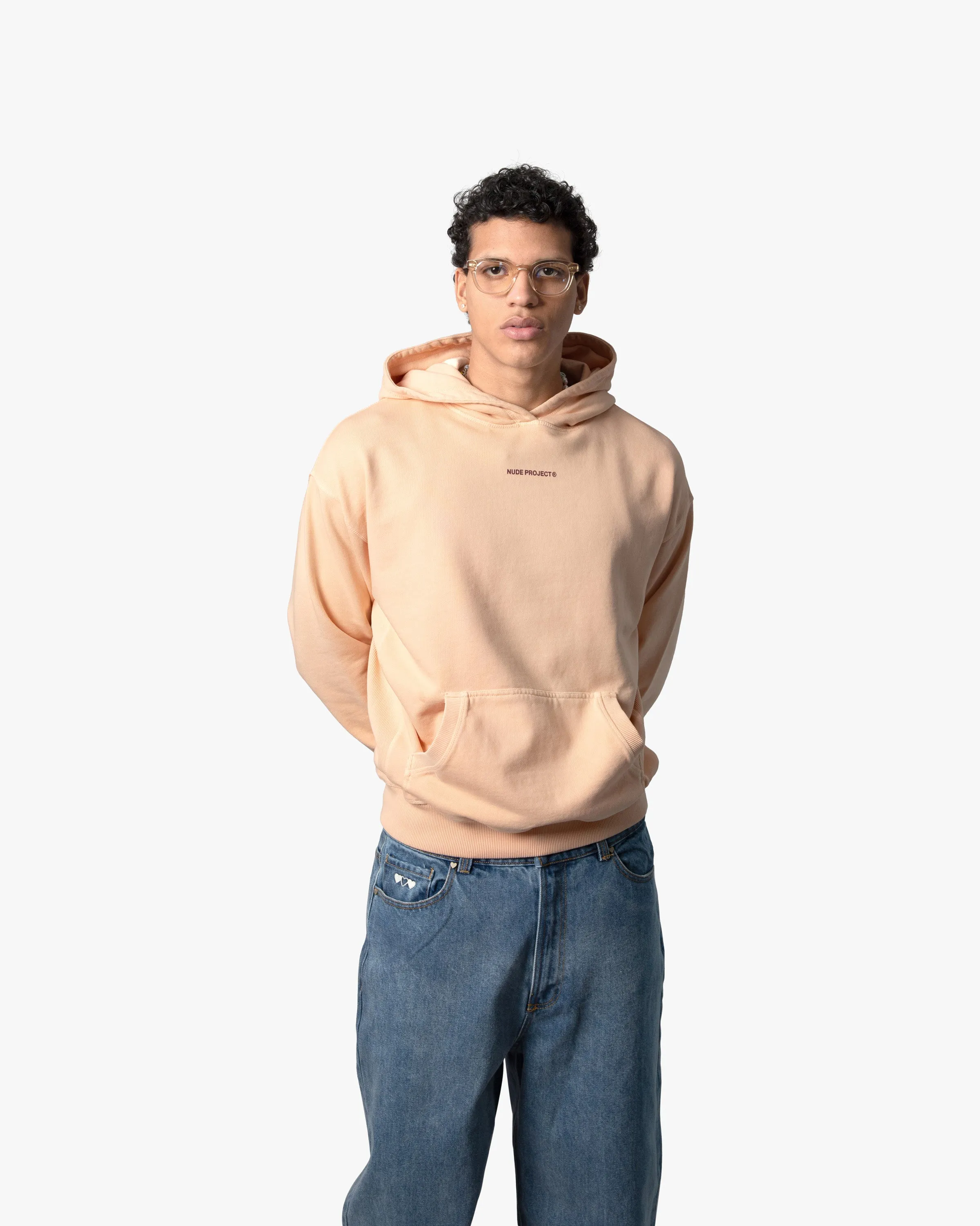 Cult*Hoodie Garment Dye Peach sold by Nude Project product image thumbnail 5