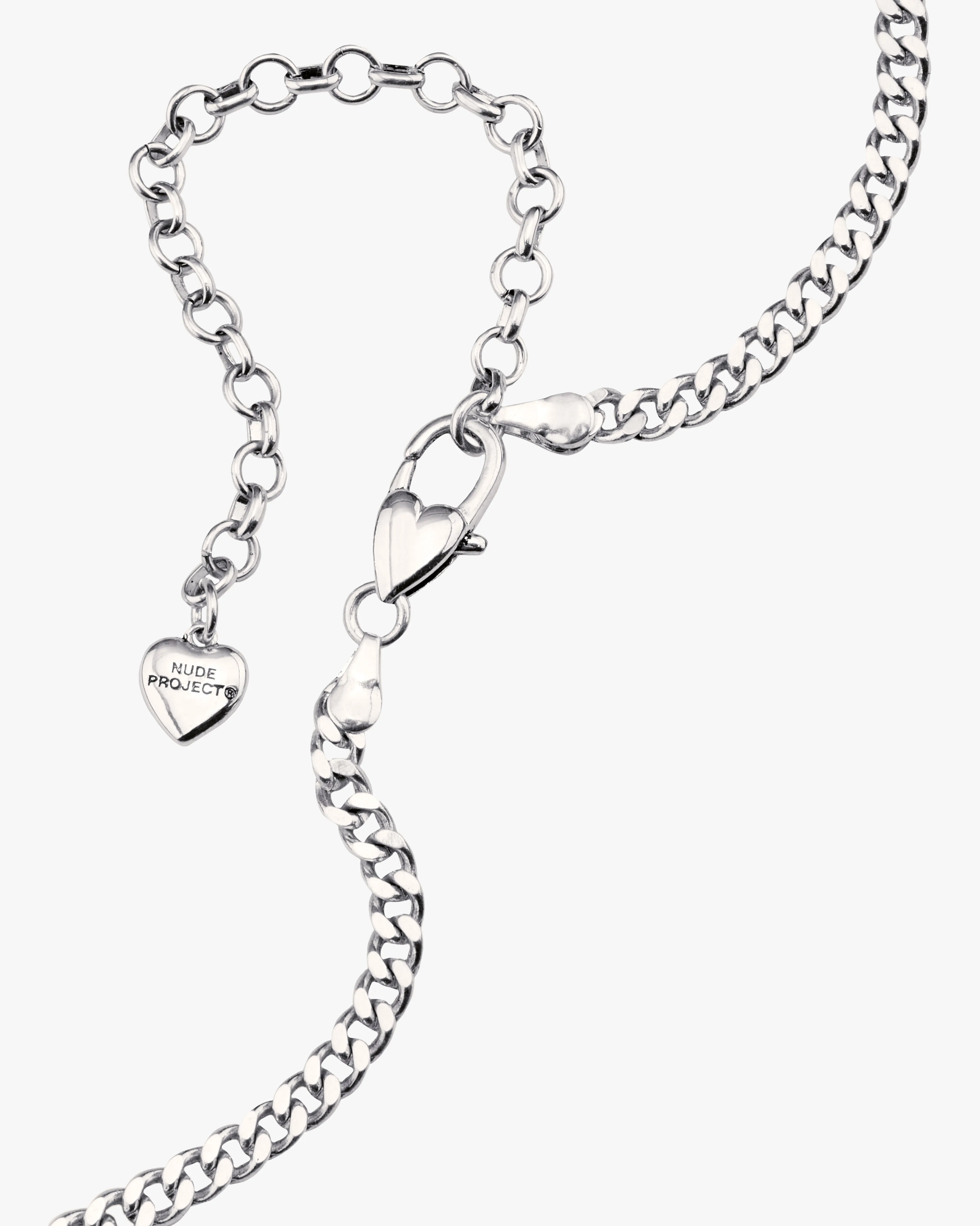 Minicuban Necklace Silver sold by Nude Project product image thumbnail 3