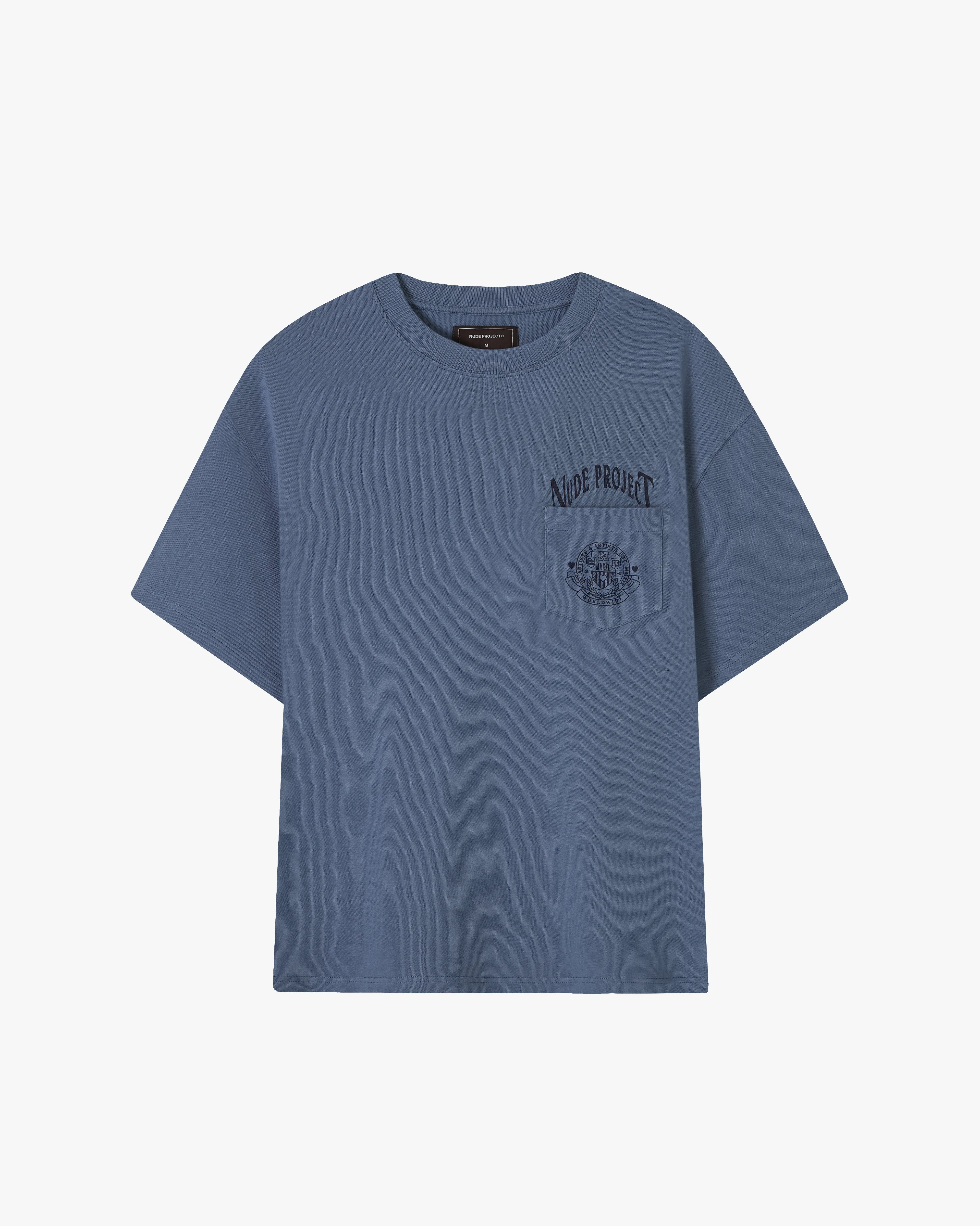 VARSITY POCKET TEE BLUE sold by Nude Project product image thumbnail 2