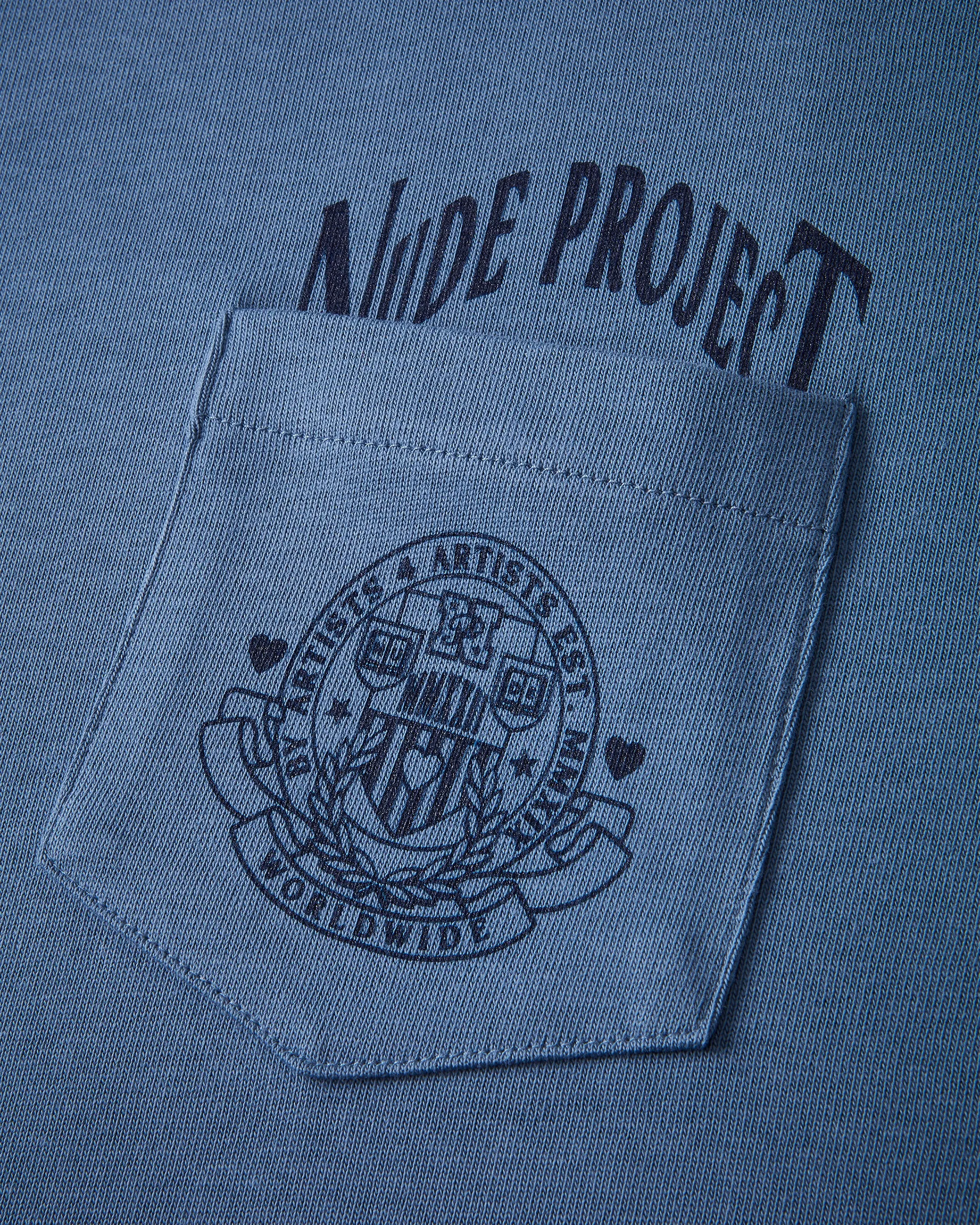 VARSITY POCKET TEE BLUE sold by Nude Project product image thumbnail 3