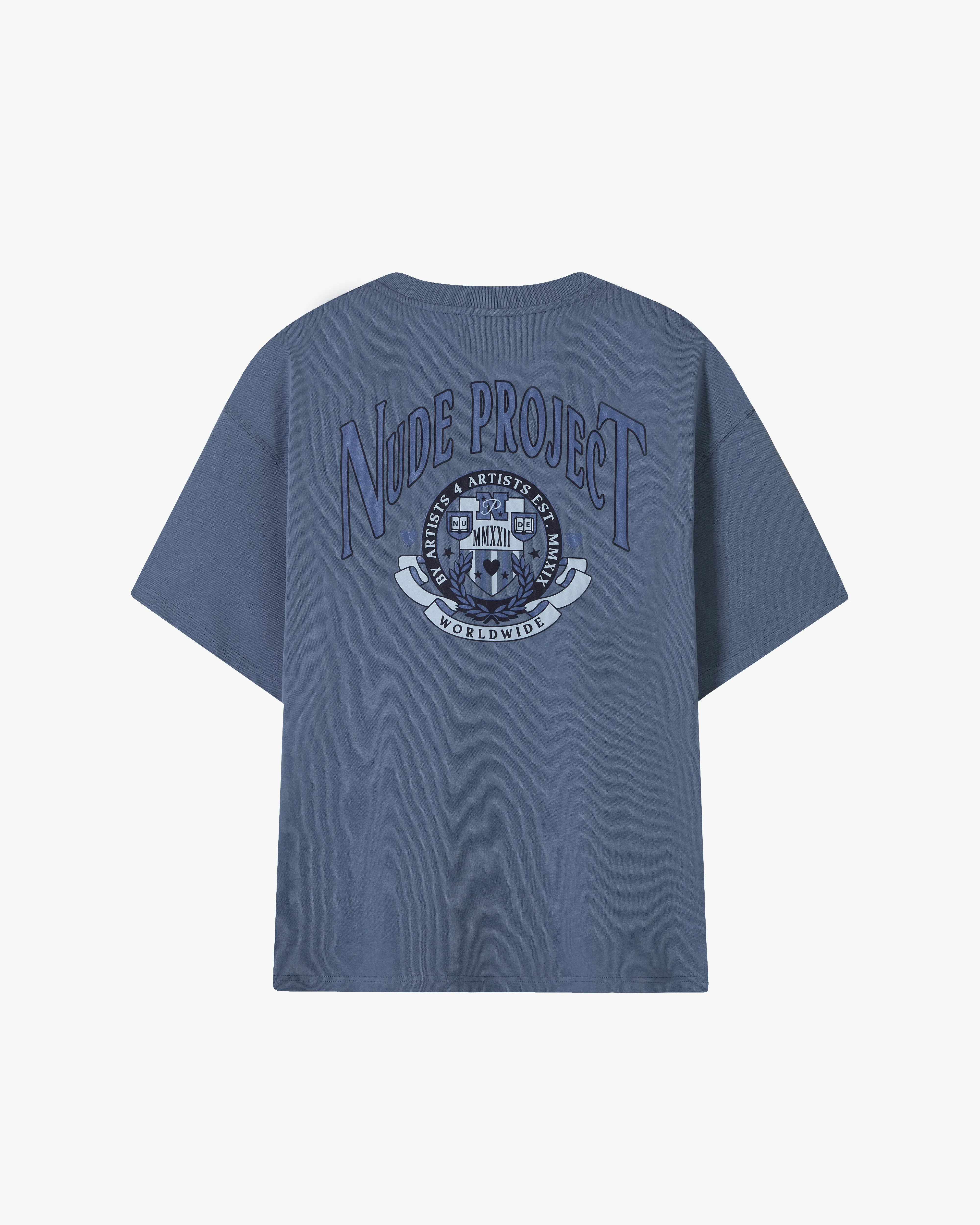 VARSITY POCKET TEE BLUE sold by Nude Project