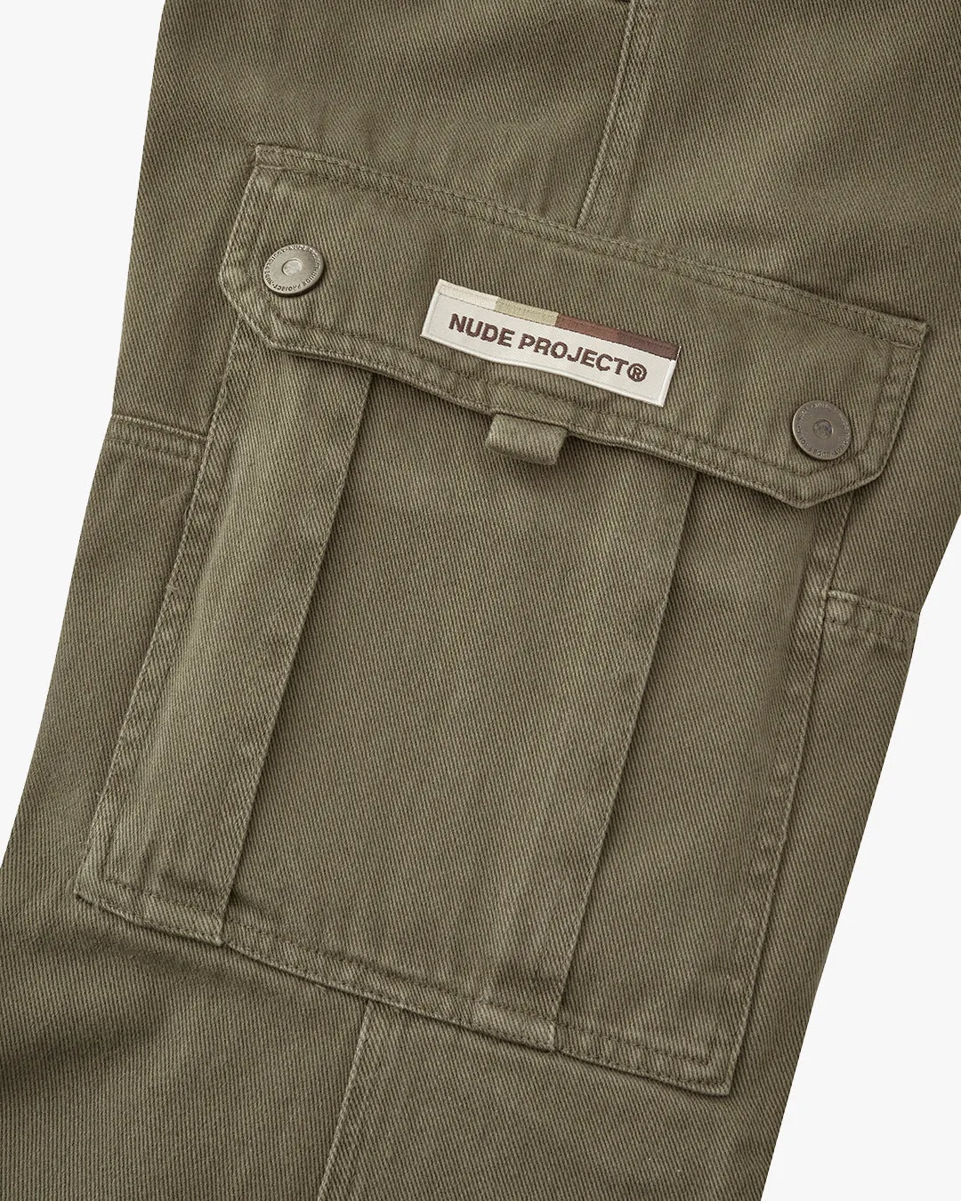 CARGO PANTS DARK GREEN sold by Nude Project product image thumbnail 4