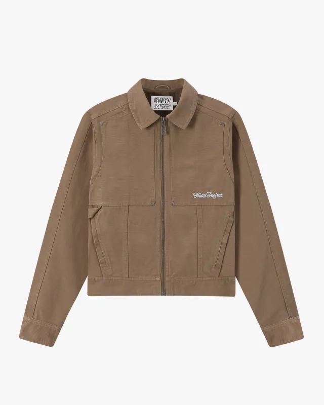 CARPENTER JACKET BROWN sold by Nude Project