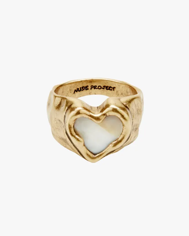 LOVA RING GOLD sold by Nude Project