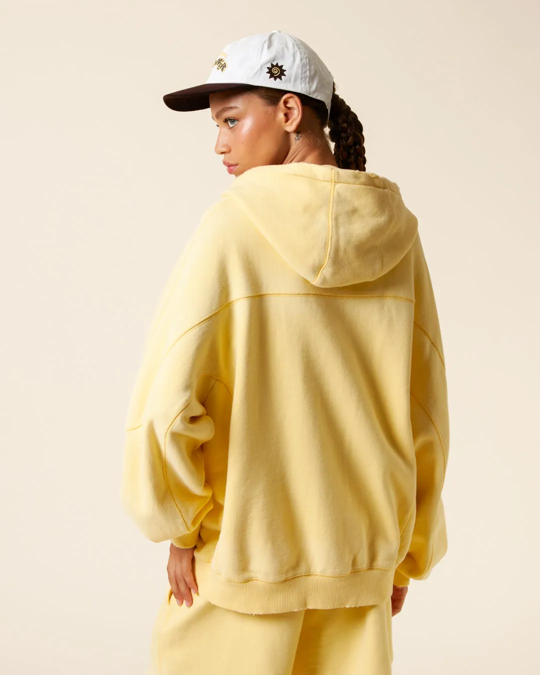 SUN-KISSED HOODIE YELLOW sold by Nude Project product image thumbnail 4