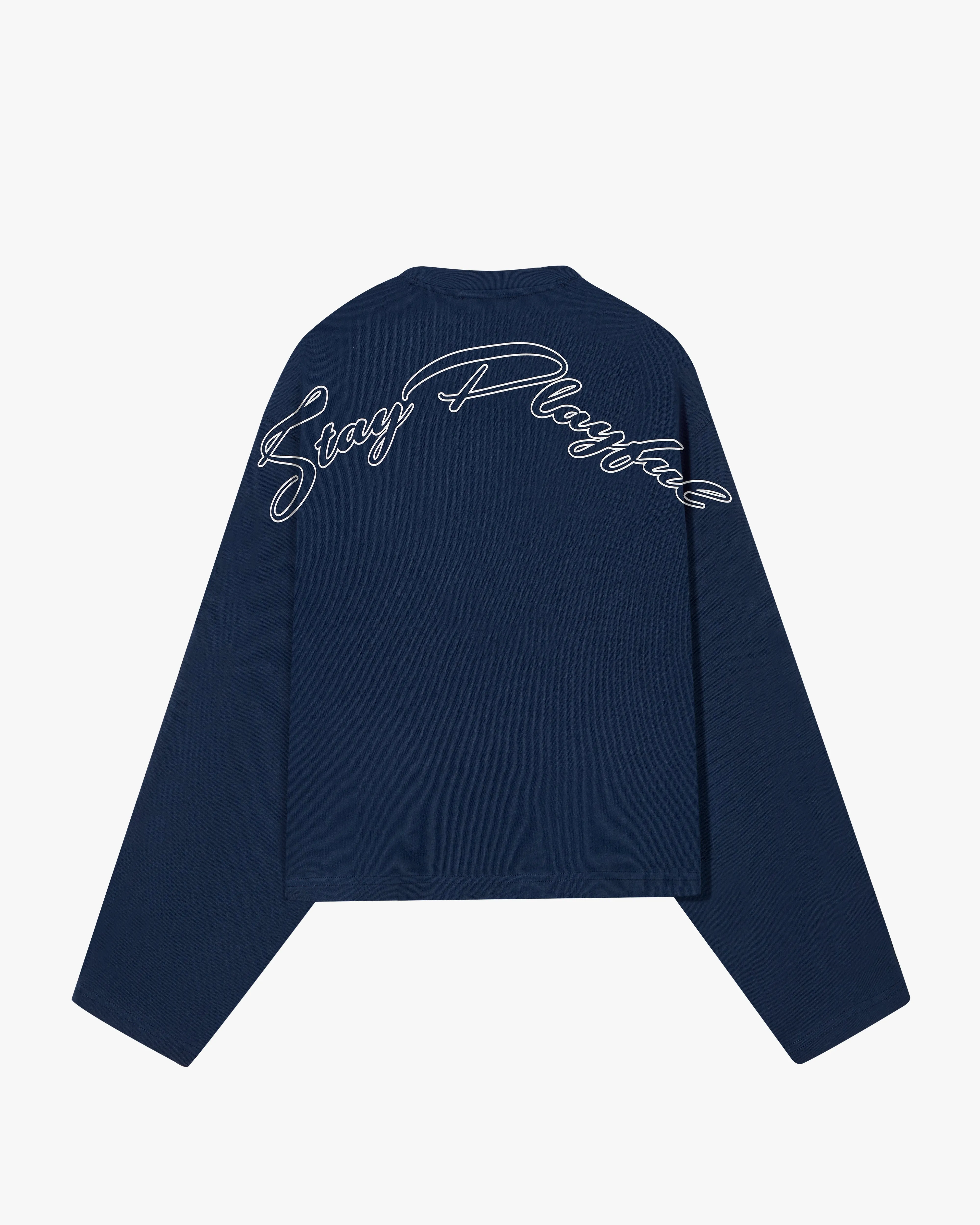 PLAYFUL LONG-SLEEVE TEE NAVY sold by Nude Project product image thumbnail 3