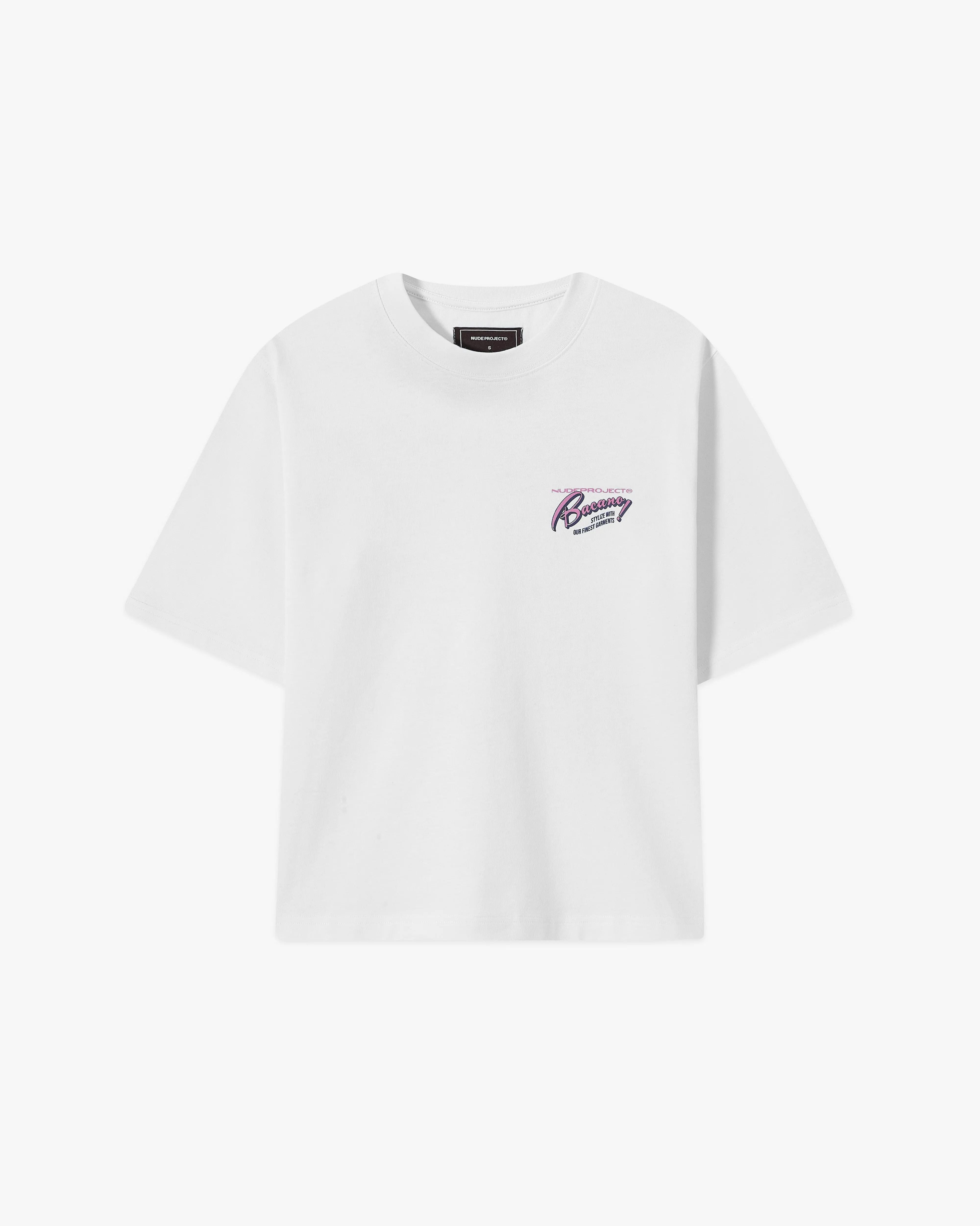 BACANO CROPPED TEE WHITE sold by Nude Project product image thumbnail 2