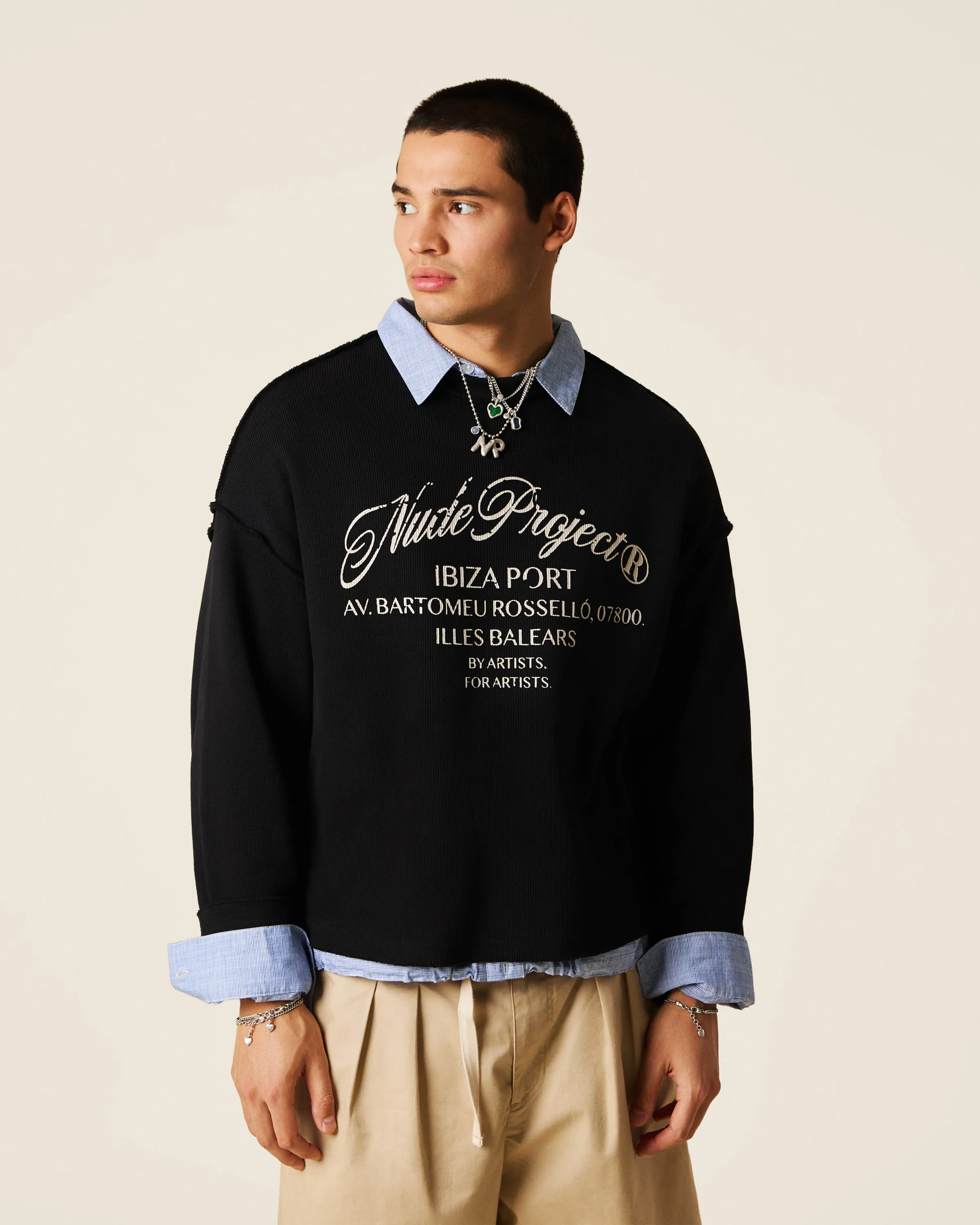 IBIZA CREWNECK BLACK sold by Nude Project product image thumbnail 5