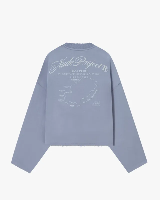 Balear Crewneck Pale Blue sold by Nude Project