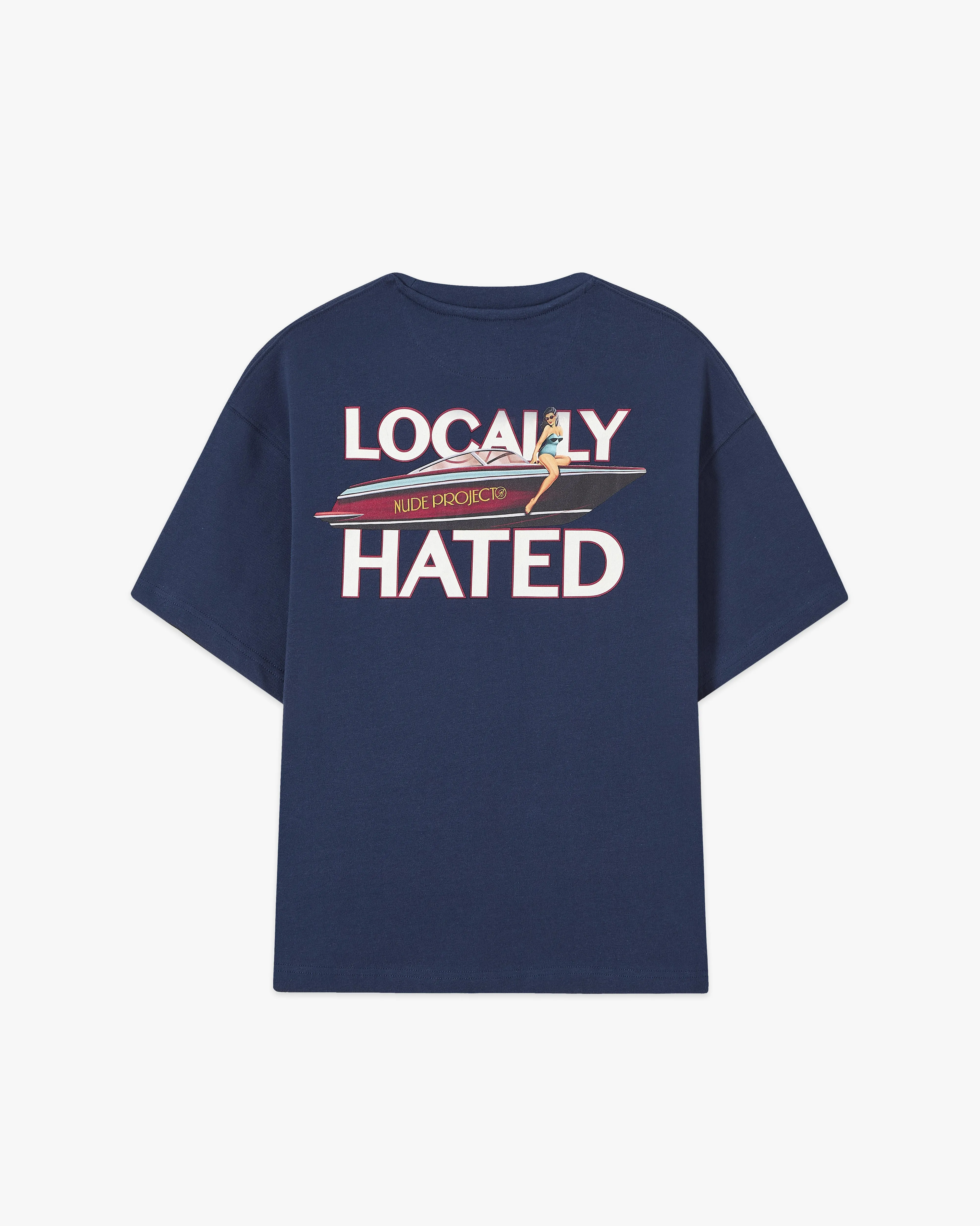 Locally Hated Tee Navy | Parallel