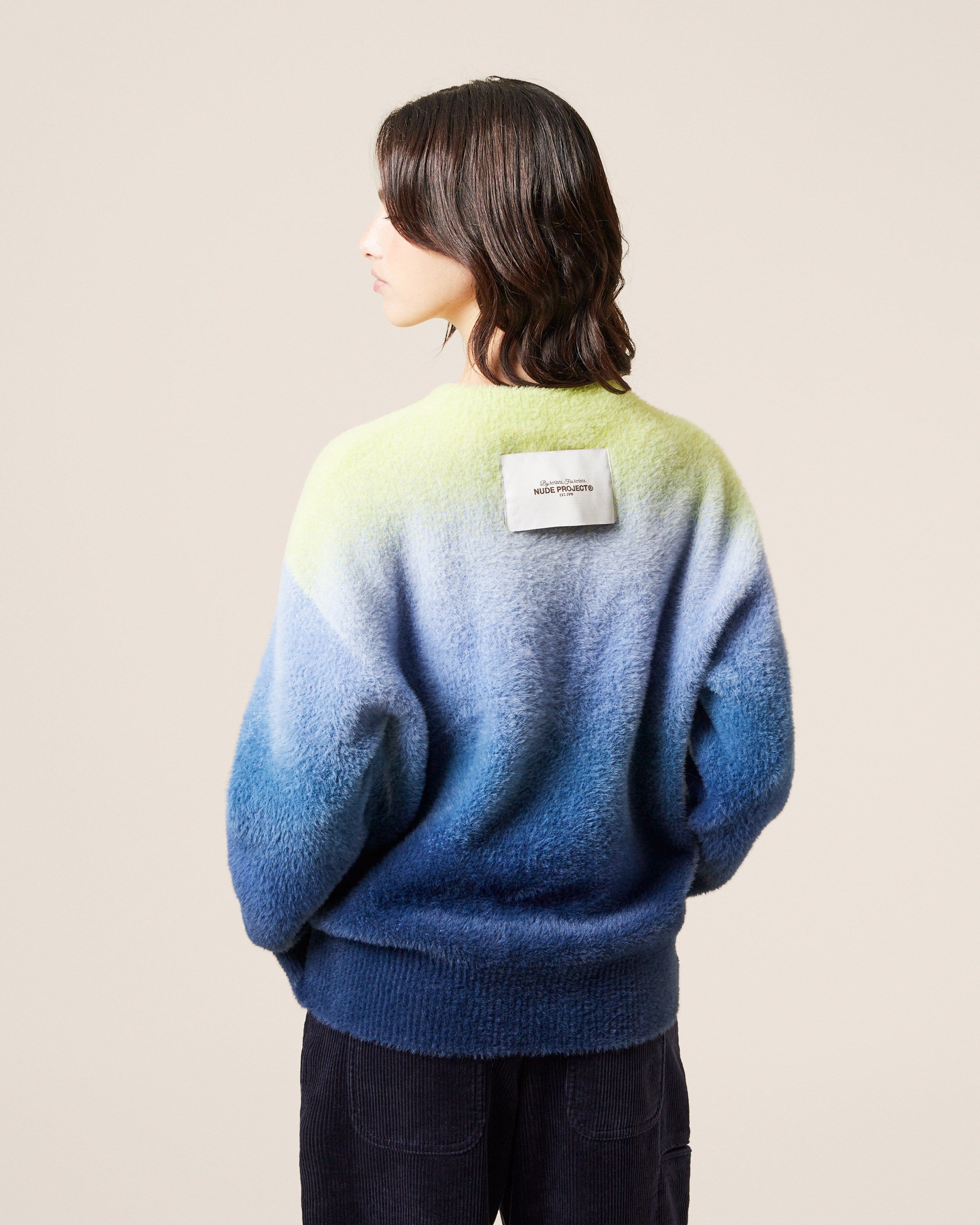 GRADIENT COZY SWEATER BLUE sold by Nude Project product image thumbnail 5