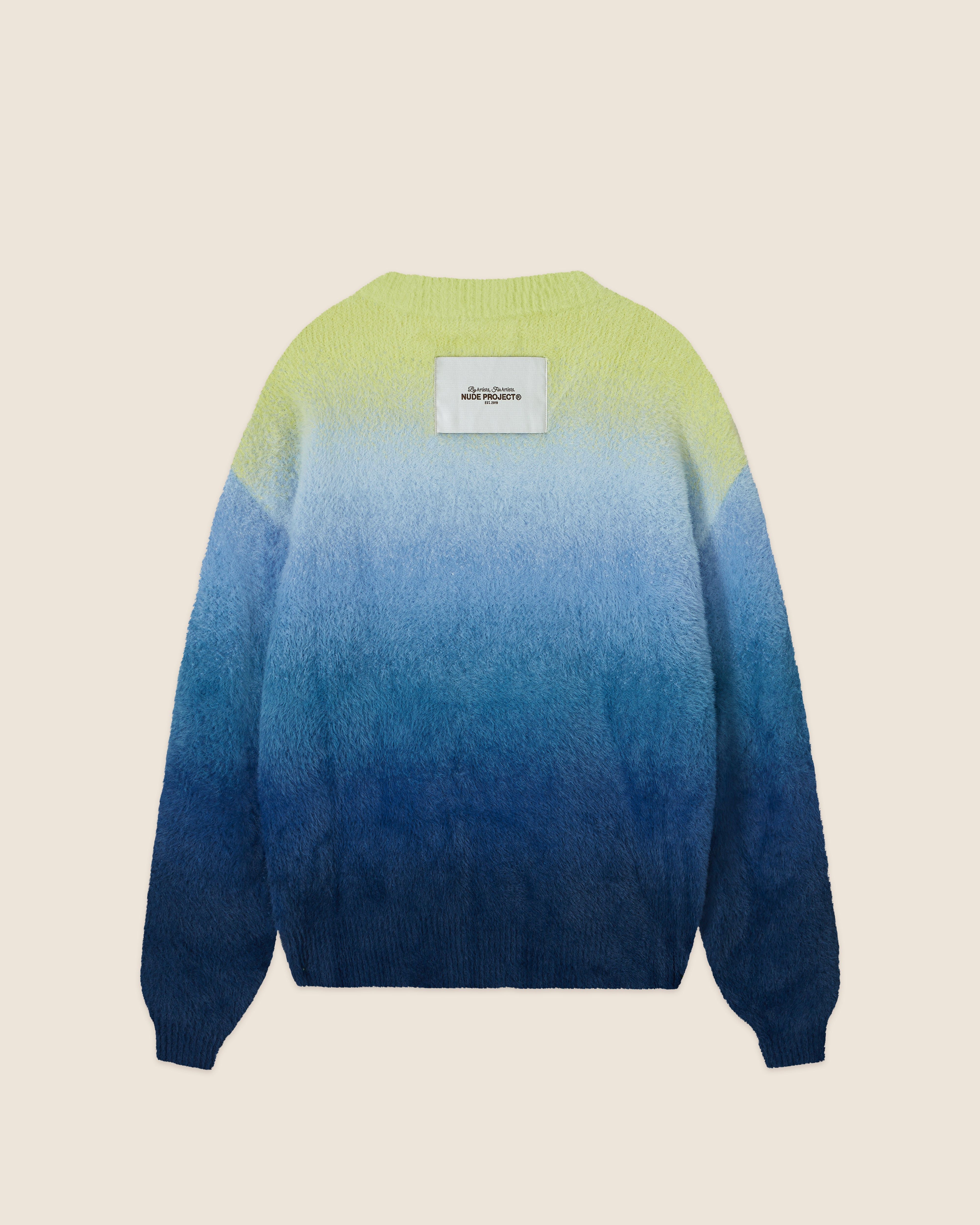 GRADIENT COZY SWEATER BLUE sold by Nude Project product image thumbnail 2