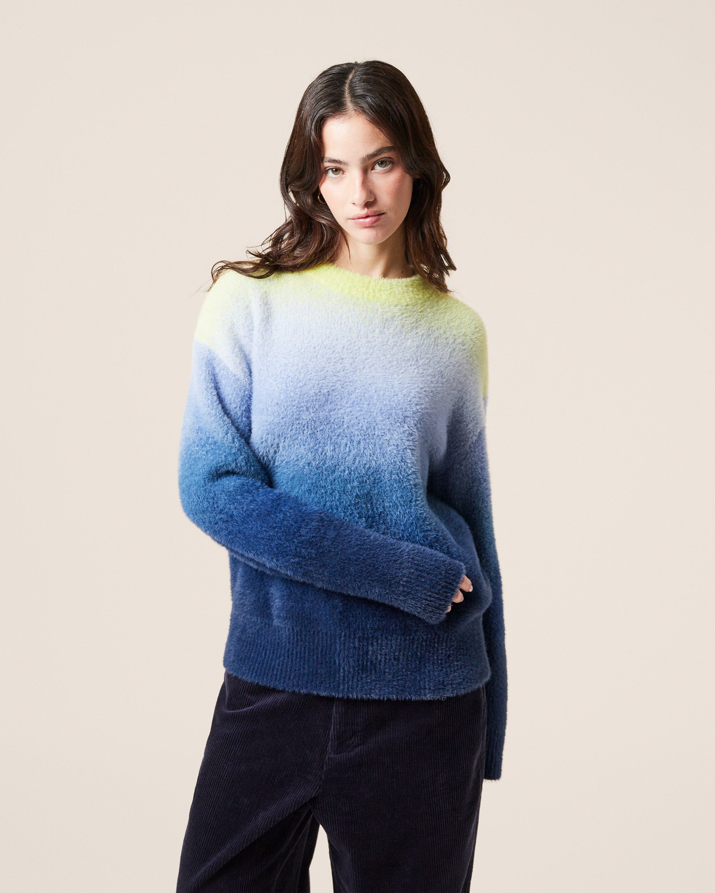 GRADIENT COZY SWEATER BLUE sold by Nude Project product image thumbnail 3