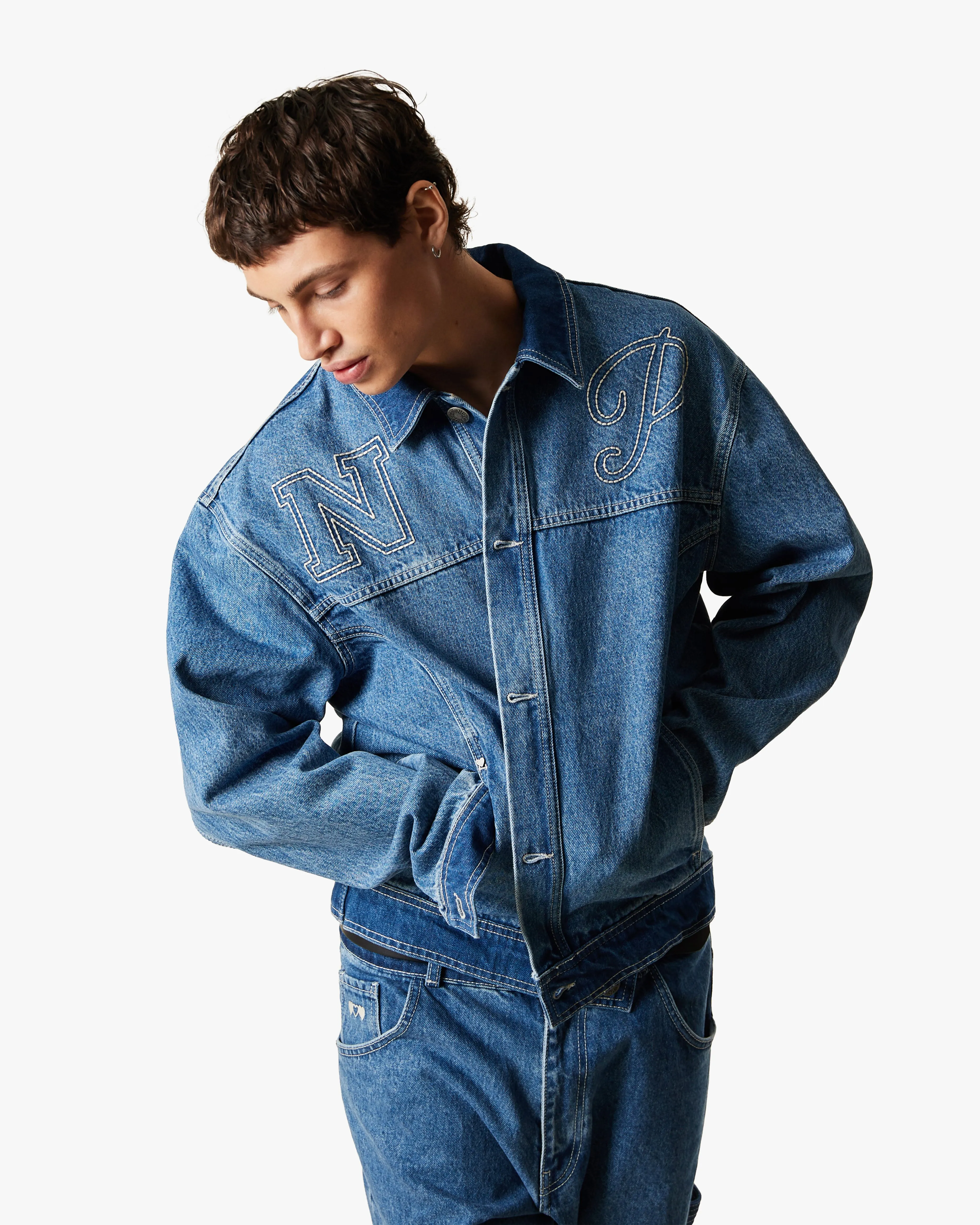 TRADEMARK DENIM JACKET sold by Nude Project product image thumbnail 2