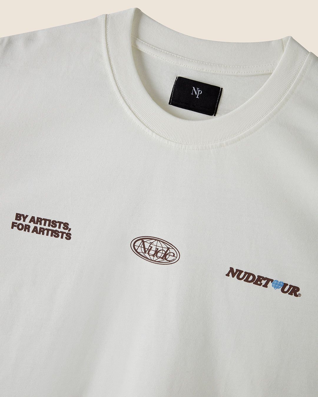 NUDE TOUR TEE MARSHMALLOW sold by Nude Project product image thumbnail 3