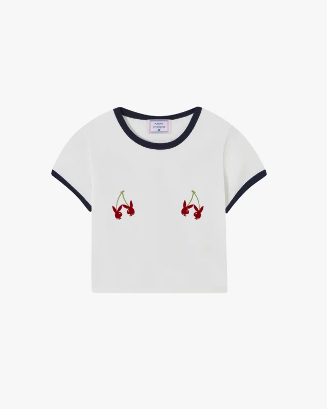 PLAYBOY CHERRY TOP WHITE sold by Nude Project