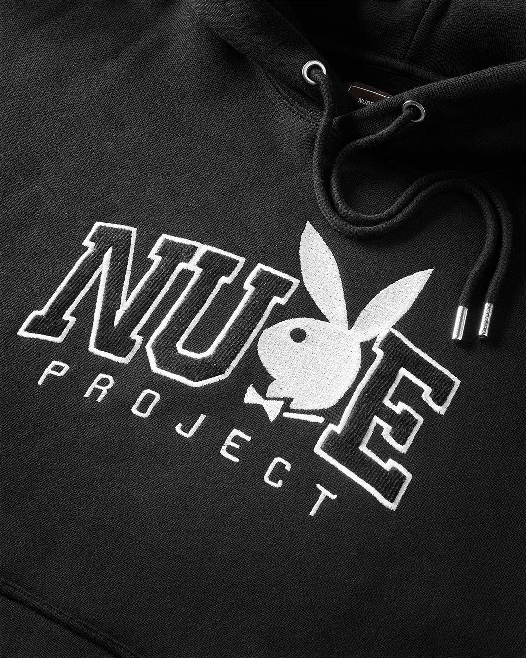 PLAYBOY VARSITY HOOD BLACK sold by Nude Project product image thumbnail 6