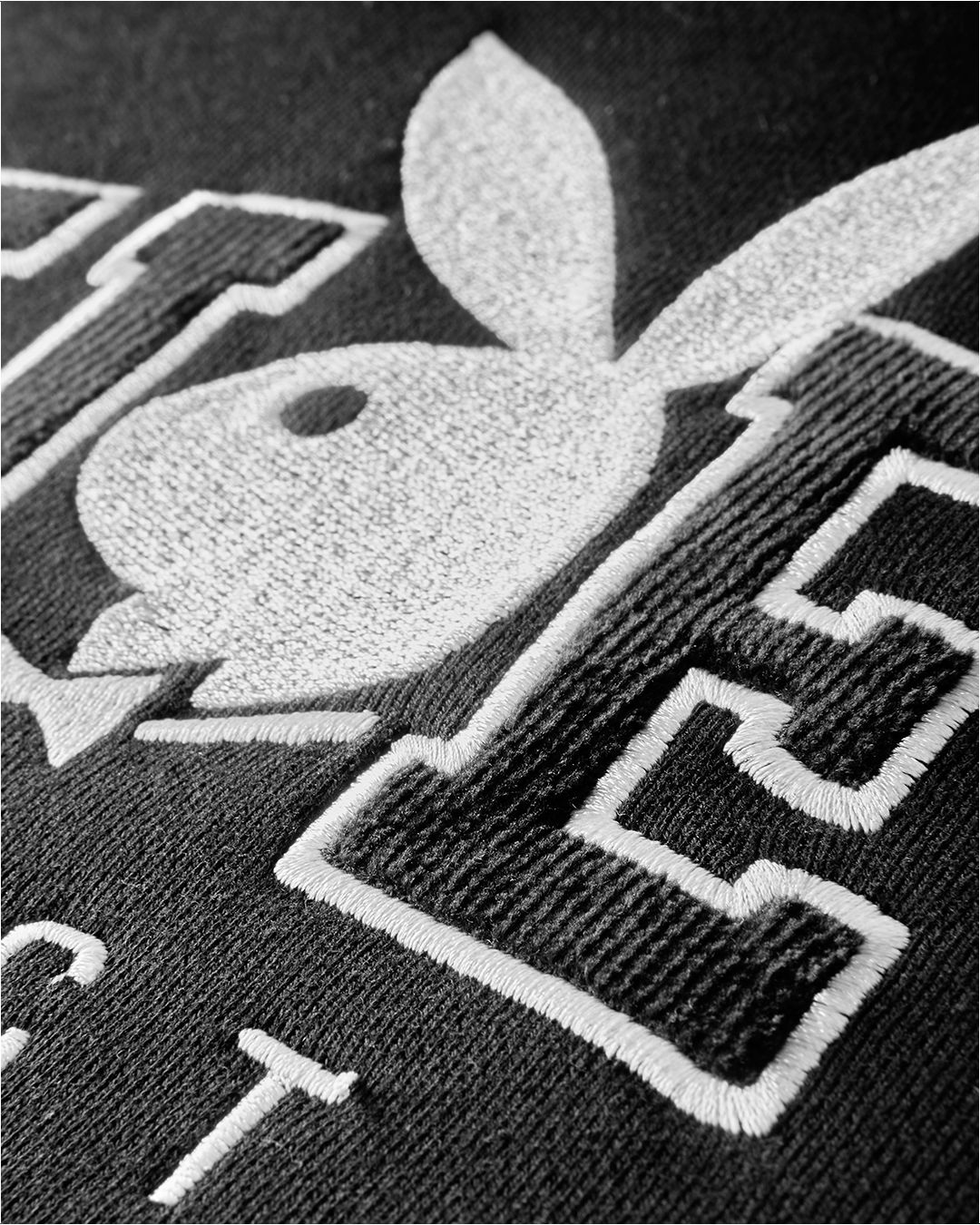 PLAYBOY VARSITY HOOD BLACK sold by Nude Project product image thumbnail 8