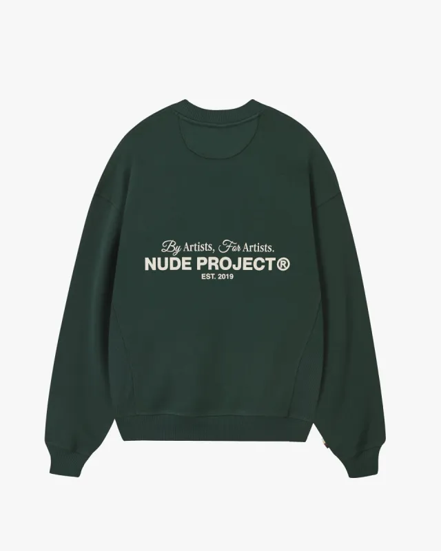 CULT*SWEATSHIRT GREEN sold by Nude Project