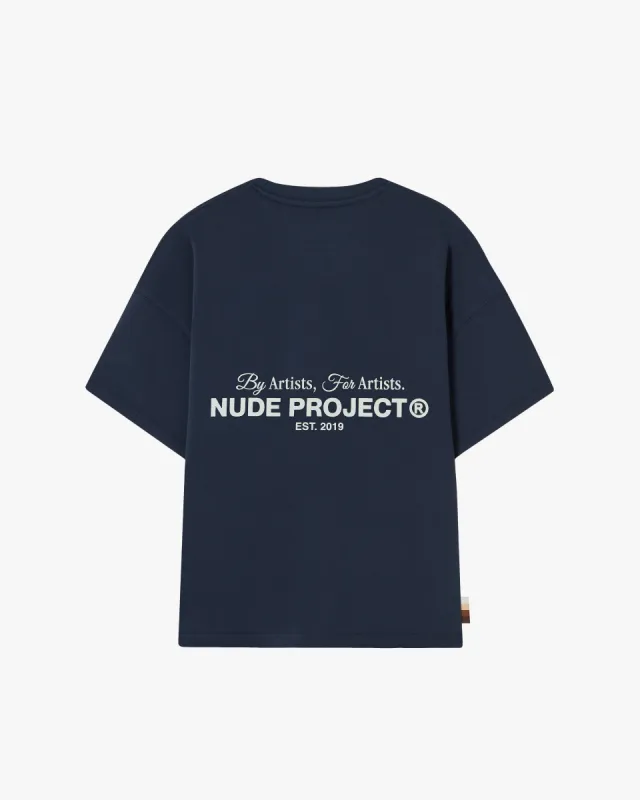 CULT*TEE NAVY sold by Nude Project