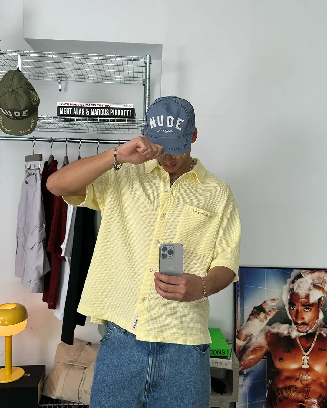 FORMENTERA WAFFLE SHIRT YELLOW sold by Nude Project product image thumbnail 3