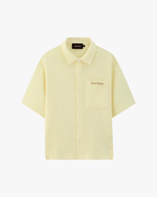 FORMENTERA WAFFLE SHIRT YELLOW sold by Nude Project