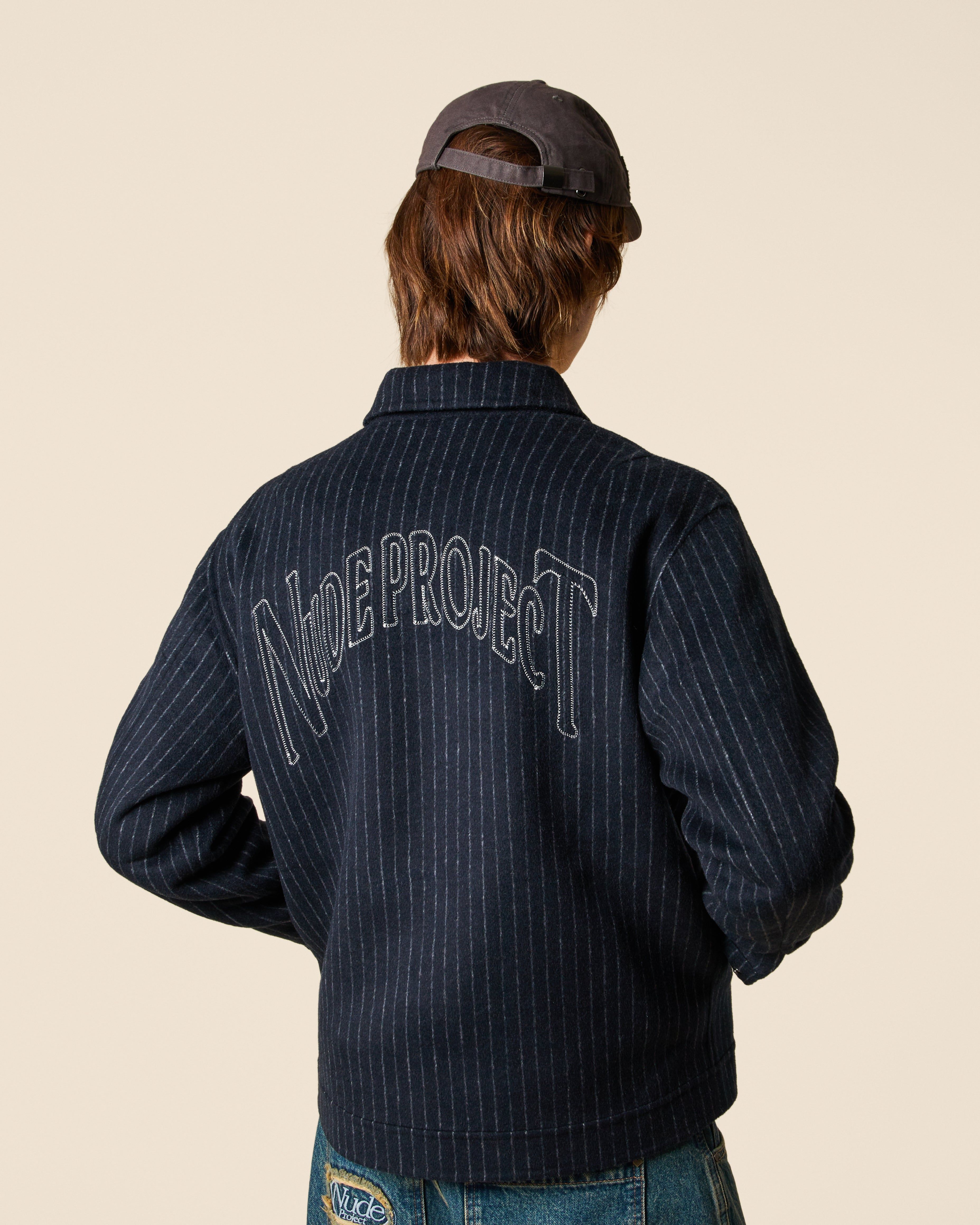 CLASSY WOOL JACKET NAVY sold by Nude Project product image thumbnail 4