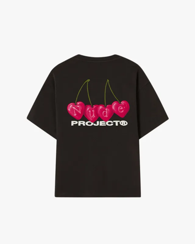Cherry Tee Black sold by Nude Project