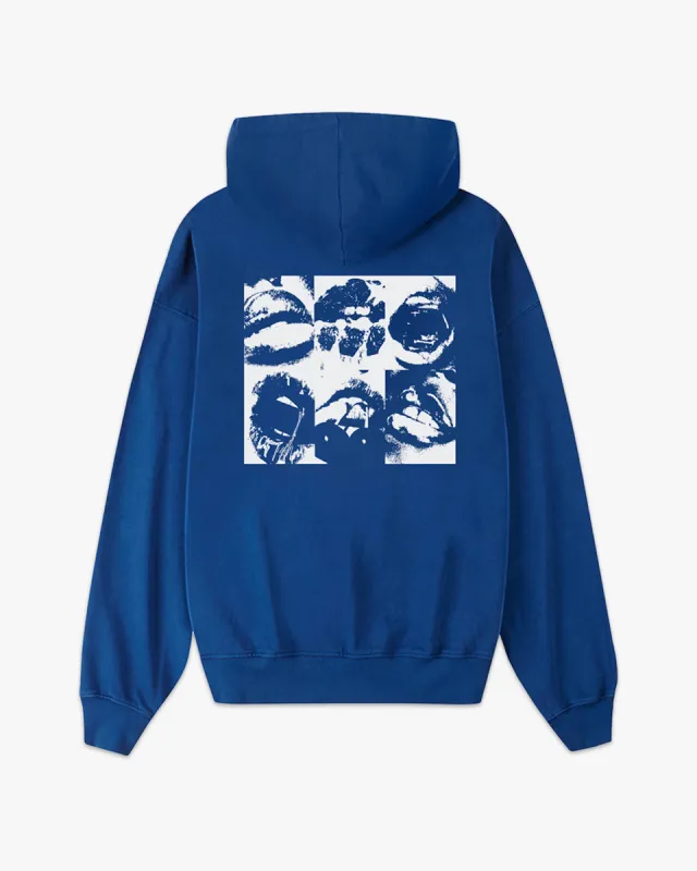 POP ART HOODIE ROYAL BLUE sold by Nude Project