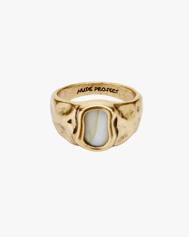 Ring Gosac Gold sold by Nude Project