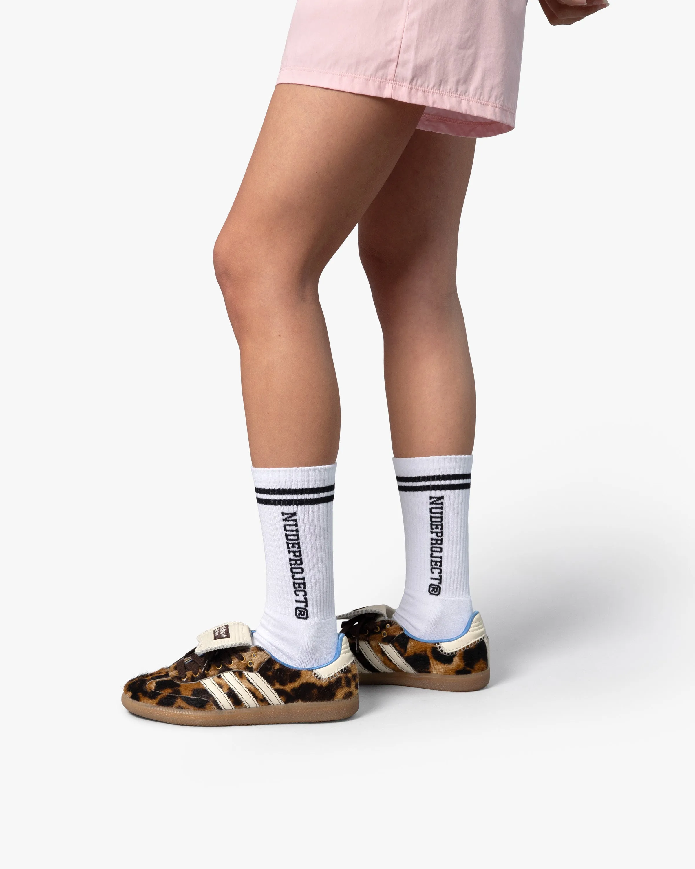 VARSITY SOCKS WHITE/BLACK sold by Nude Project product image thumbnail 2