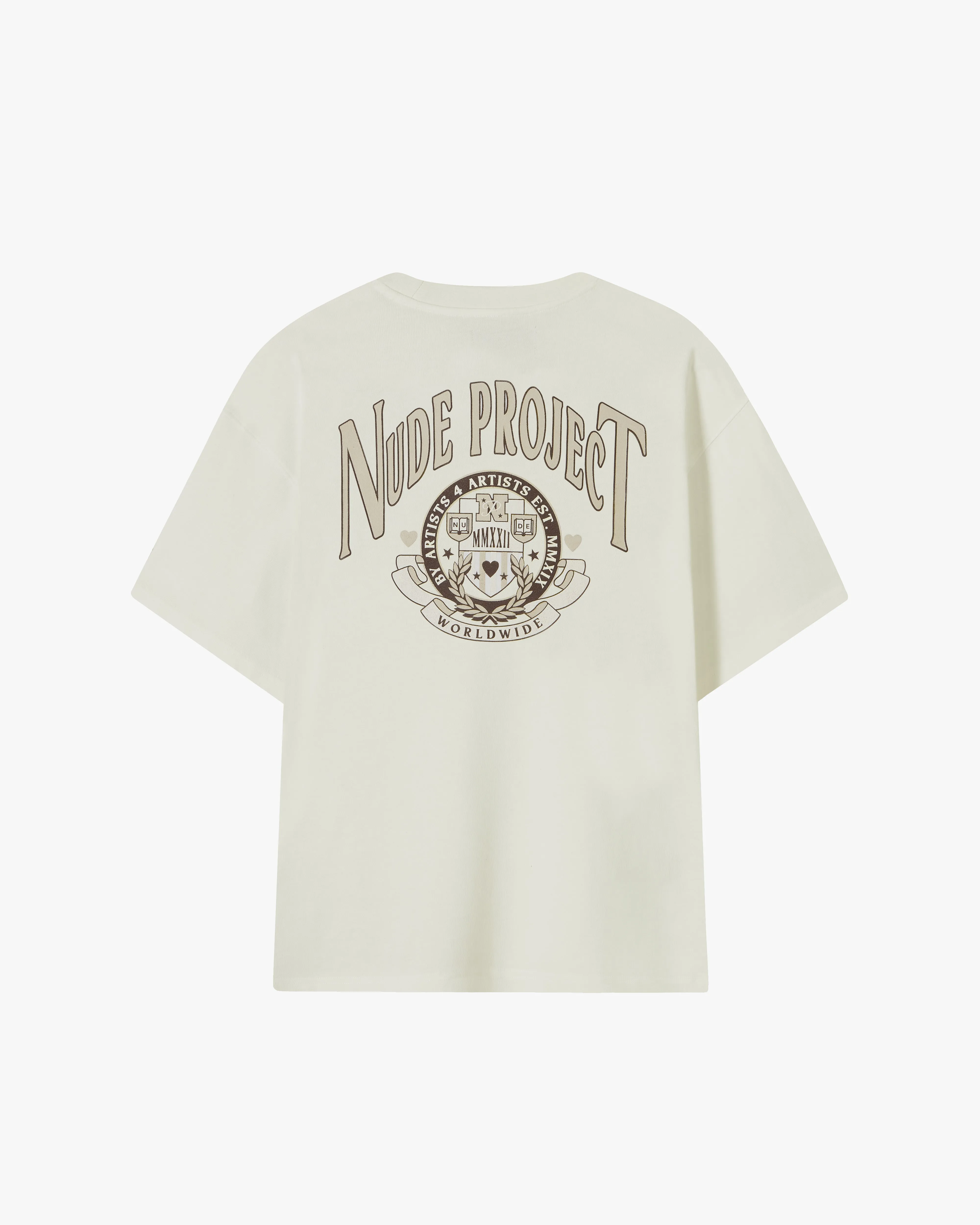 VARSITY POCKET TEE MARSHMALLOW sold by Nude Project