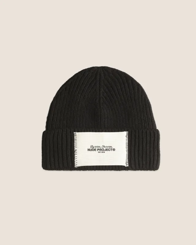 PITU BEANIE BLACK sold by Nude Project