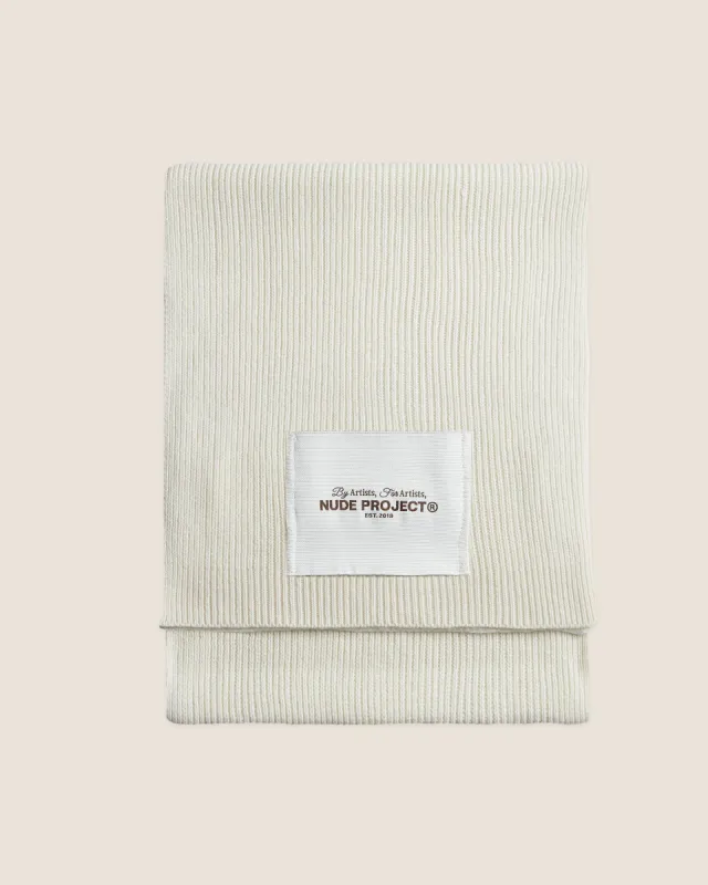 FEIZ SCARF IVORY sold by Nude Project