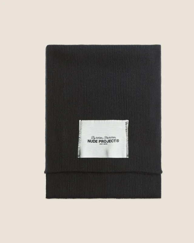 FEIZ SCARF BLACK sold by Nude Project