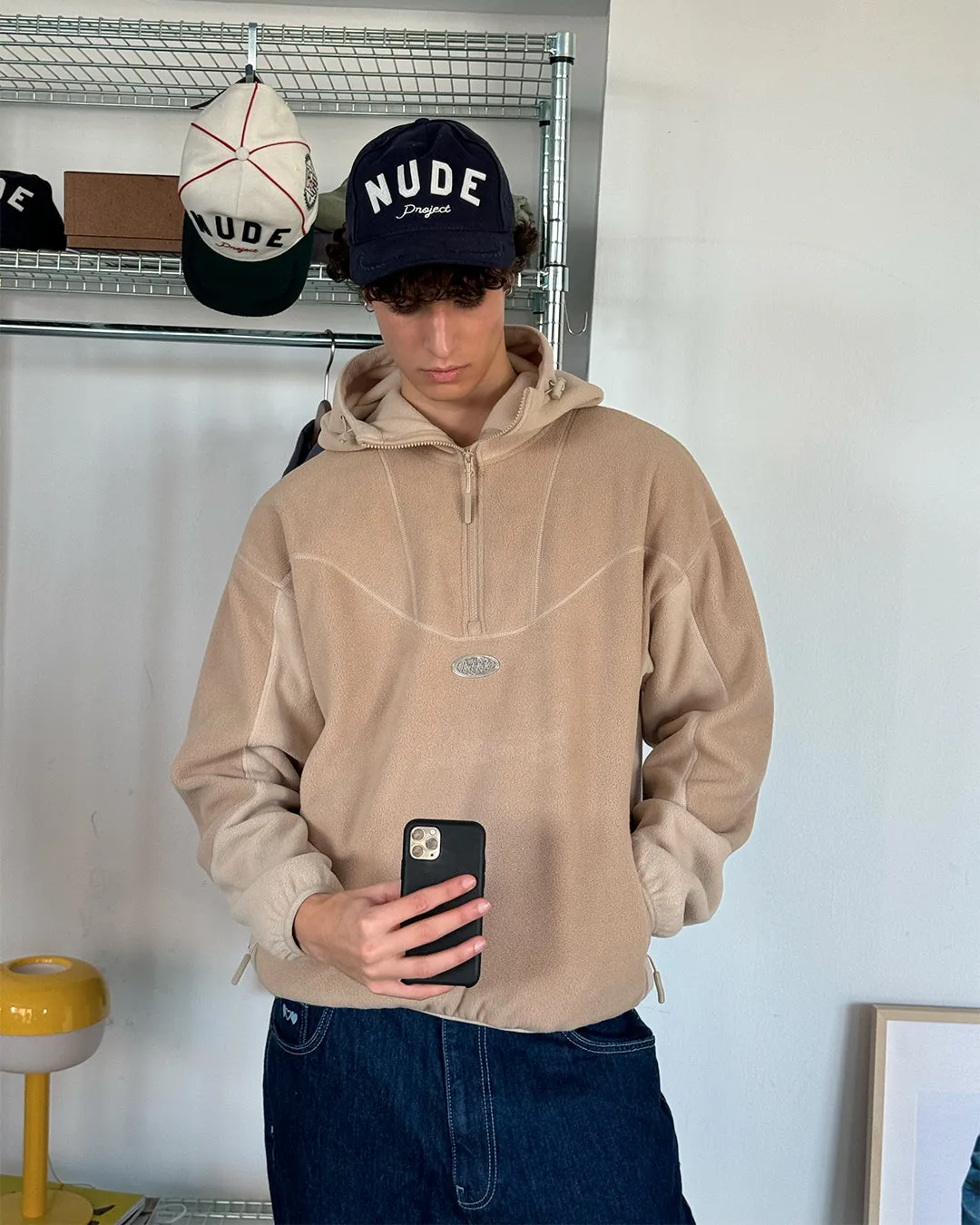 POLAR HOODIE BEIGE sold by Nude Project product image thumbnail 2