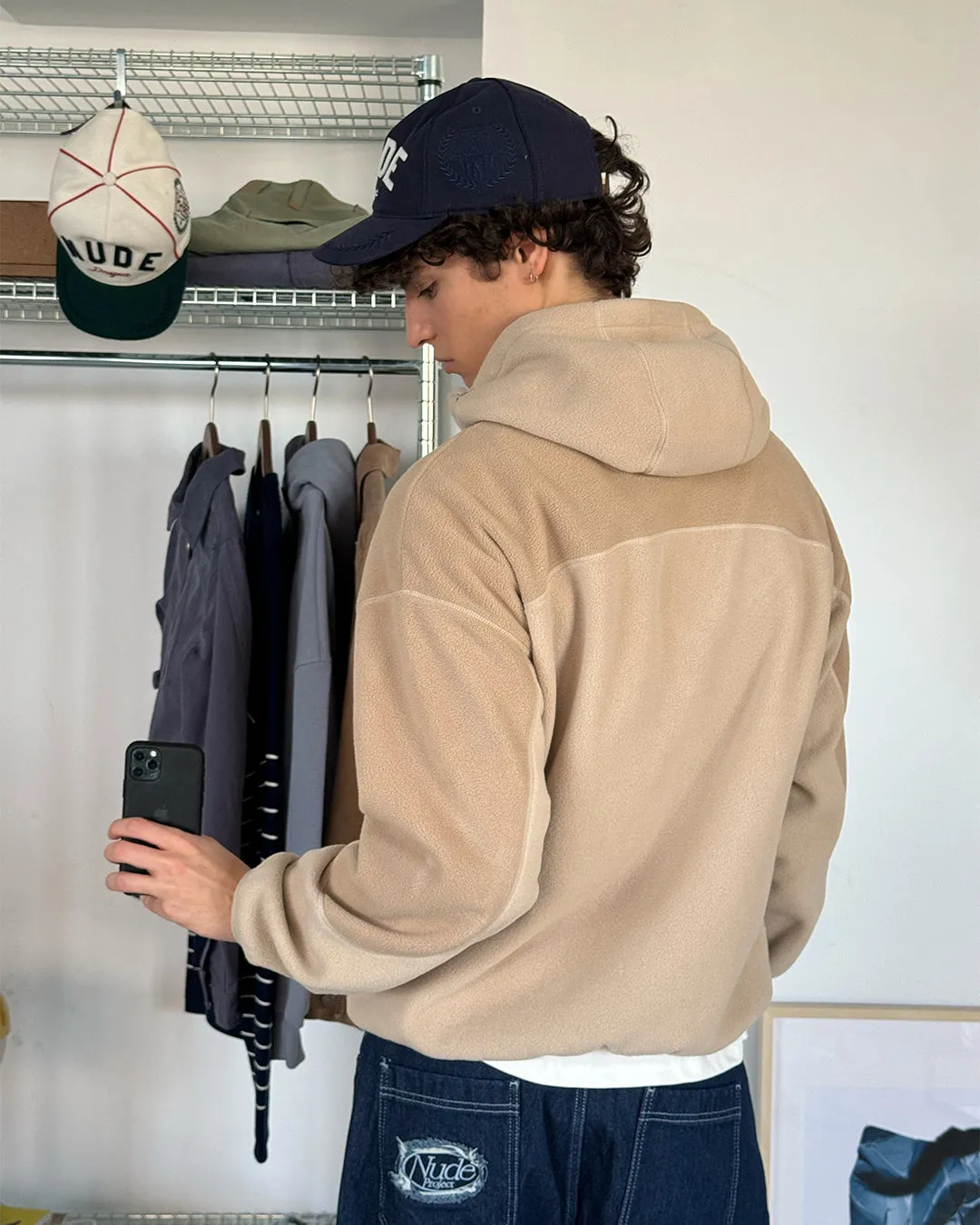 POLAR HOODIE BEIGE sold by Nude Project product image thumbnail 4