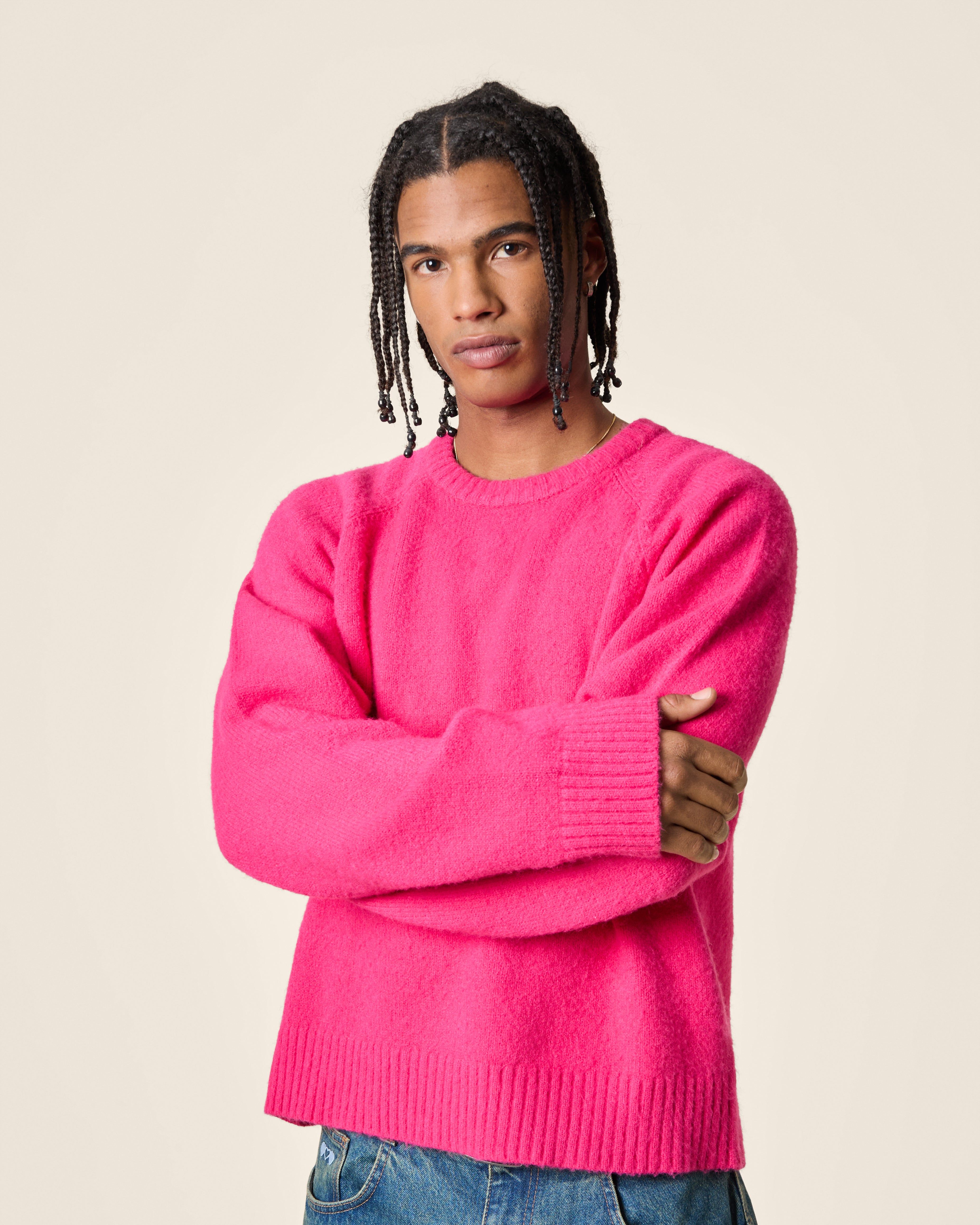 BOXY SWEATER FUCHSIA sold by Nude Project product image thumbnail 5