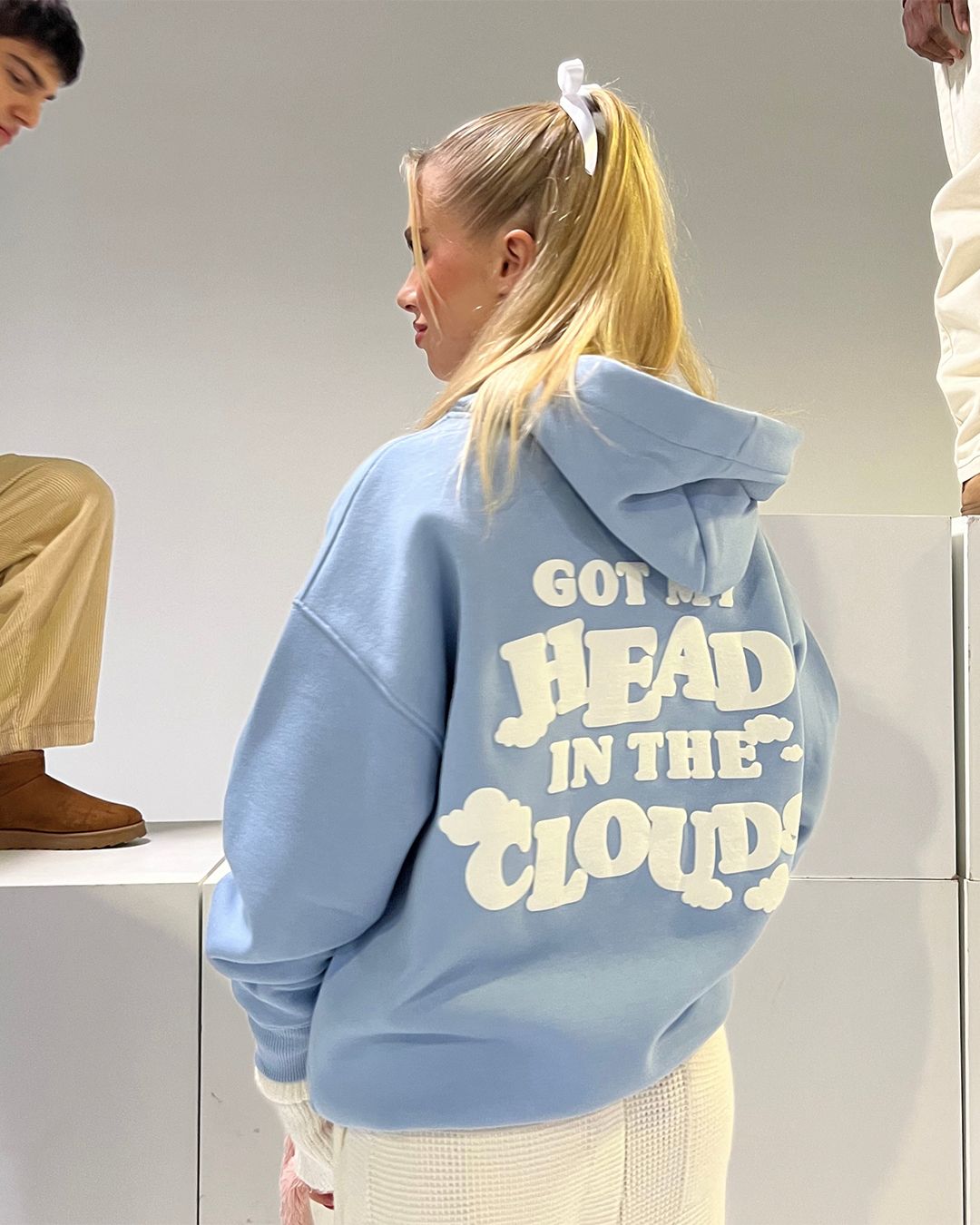 HEAD IN CLOUDS HOOD BABY BLUE sold by Nude Project product image thumbnail 4