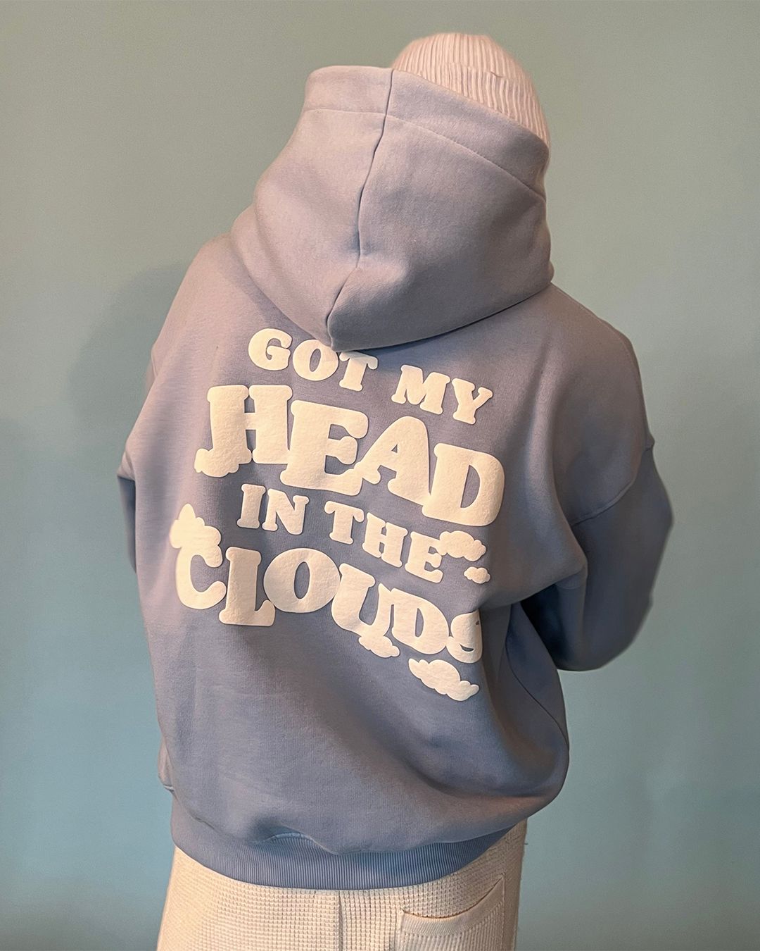 HEAD IN CLOUDS HOOD BABY BLUE sold by Nude Project product image thumbnail 5