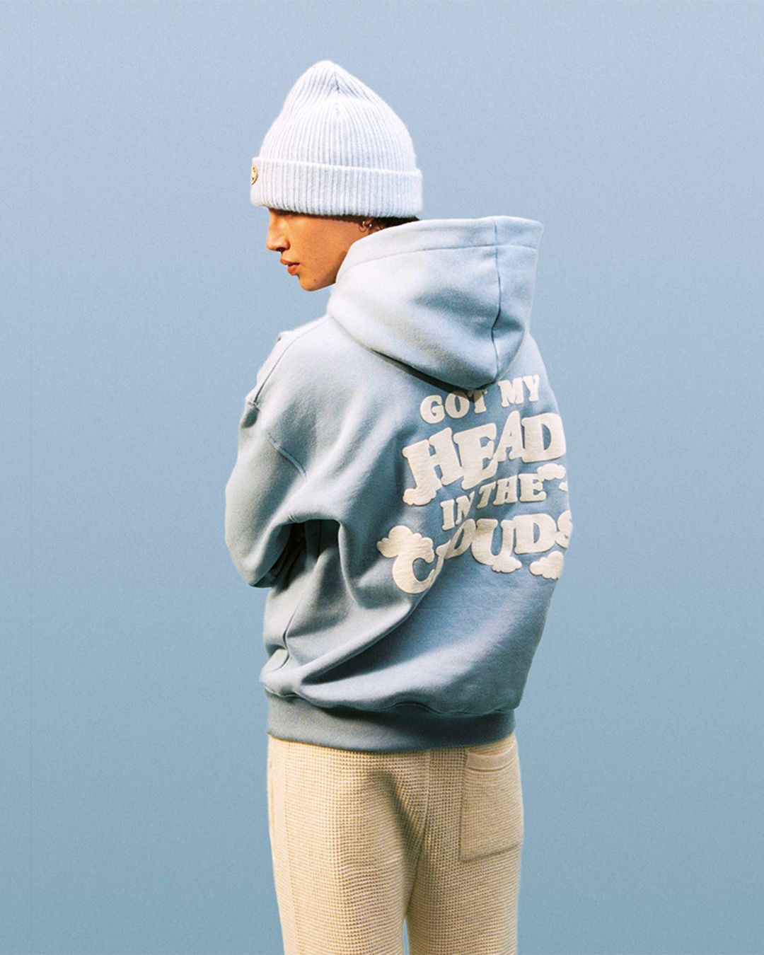 HEAD IN CLOUDS HOOD BABY BLUE sold by Nude Project product image thumbnail 2