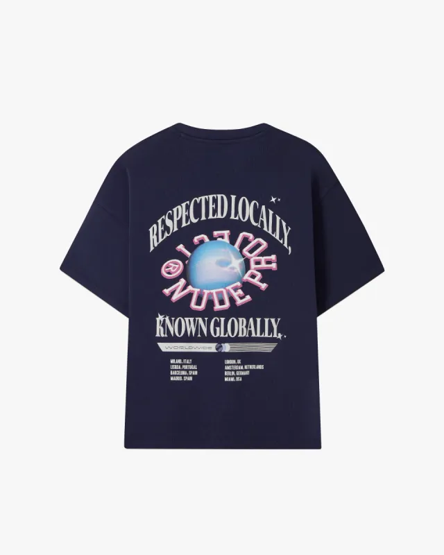 RESPECT TEE NAVY sold by Nude Project