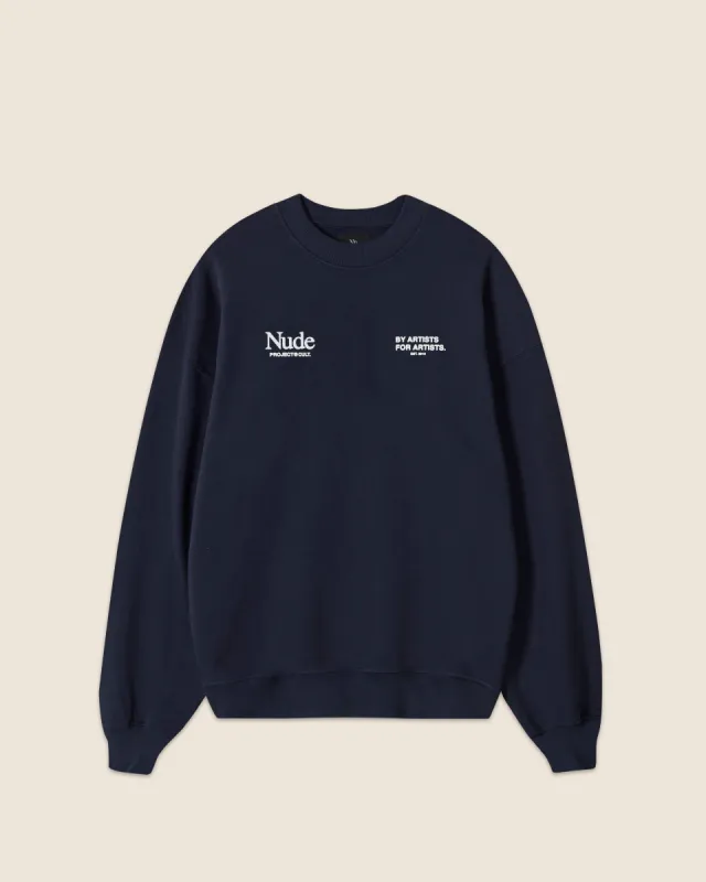 CULT CREWNECK DEEP NAVY sold by Nude Project