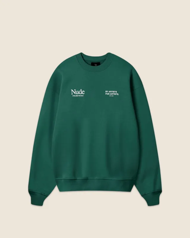 CULT CREWNECK GREEN sold by Nude Project