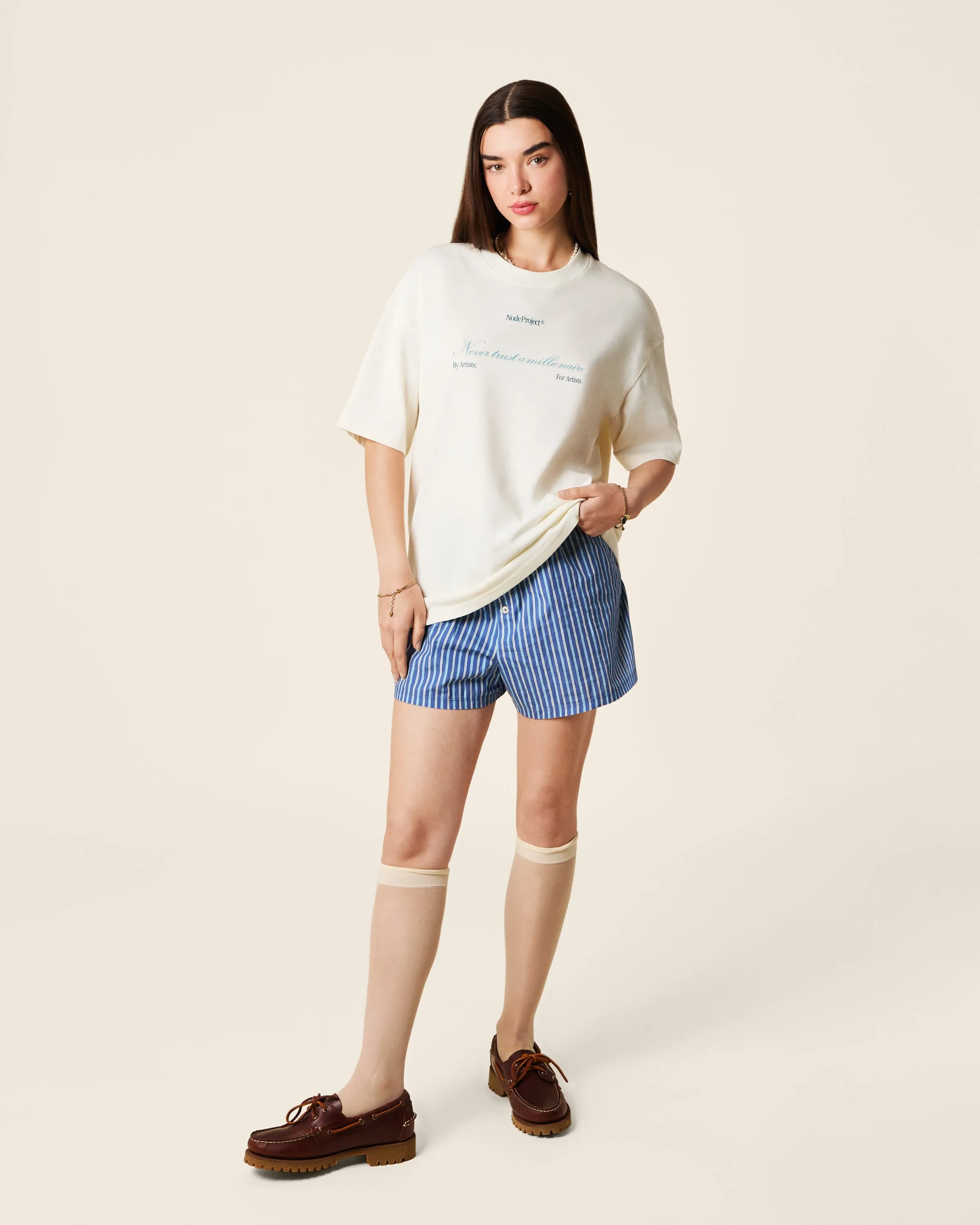 Look ecom_don'tneedmoneyforacar_42 sold by Nude Project