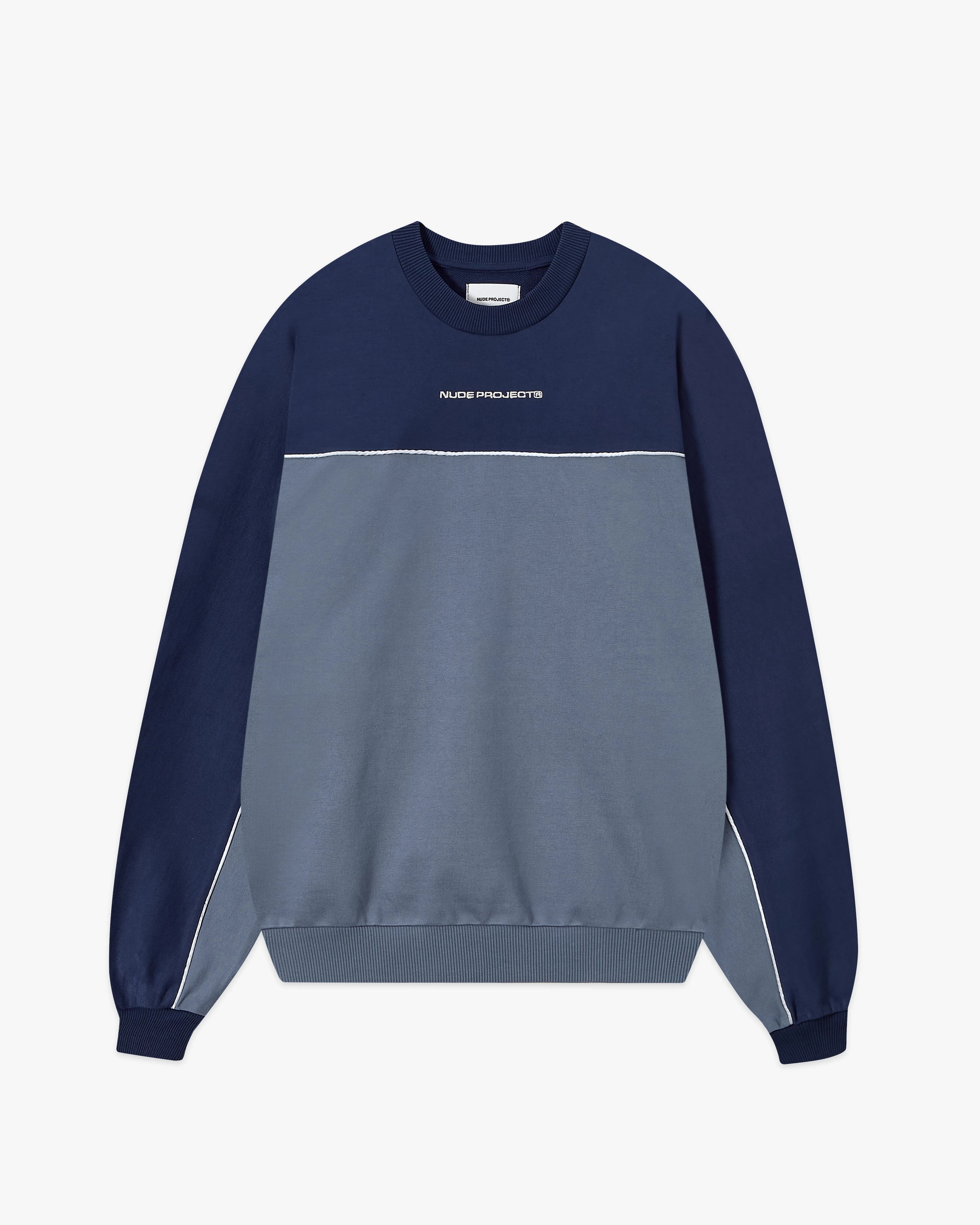 DA WAVE CREWNECK NAVY sold by Nude Project product image thumbnail 4