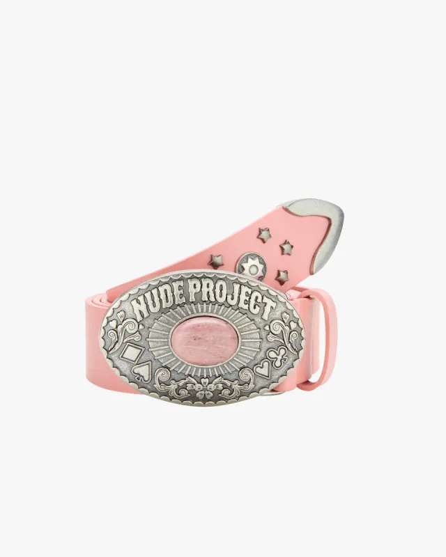 PARIS TEXAS BELT PINK sold by Nude Project