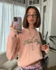 Script Knit Sweater Pink sold by Nude Project
