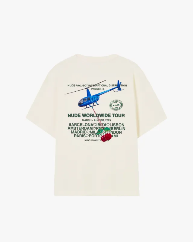 NUDE TOUR TEE MARSHMALLOW sold by Nude Project